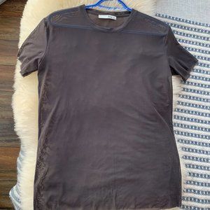 Wilfred Free Mesh T-Shirt Size S, Brown